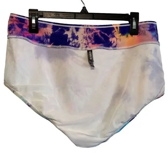Torrid Tie-Dye High Waist Swim Bottoms Plus Size 1 Multicolor Women's - Picture 11 of 12